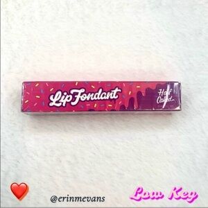Half Caked Lip Fondant Liquid Lipstick in Low Key Full Size New Clearance